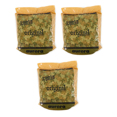 Roots Organics ROD75 Hydroponic Gardening Fiber Potting Soil .75 Cu Ft (3 Pack)