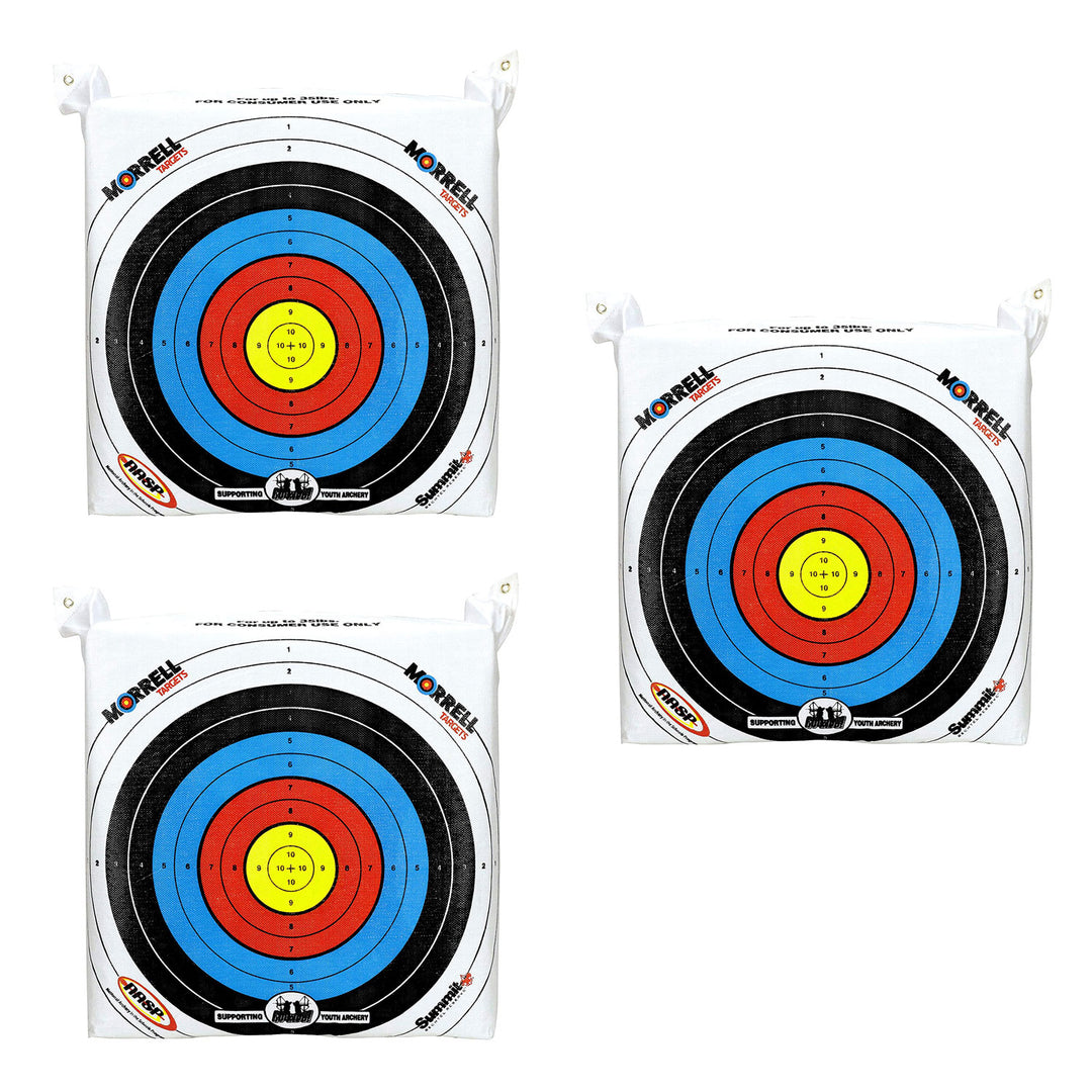 Morrell Lightweight Portable Range NASP Field Point Archery Bag Target (3 Pack)