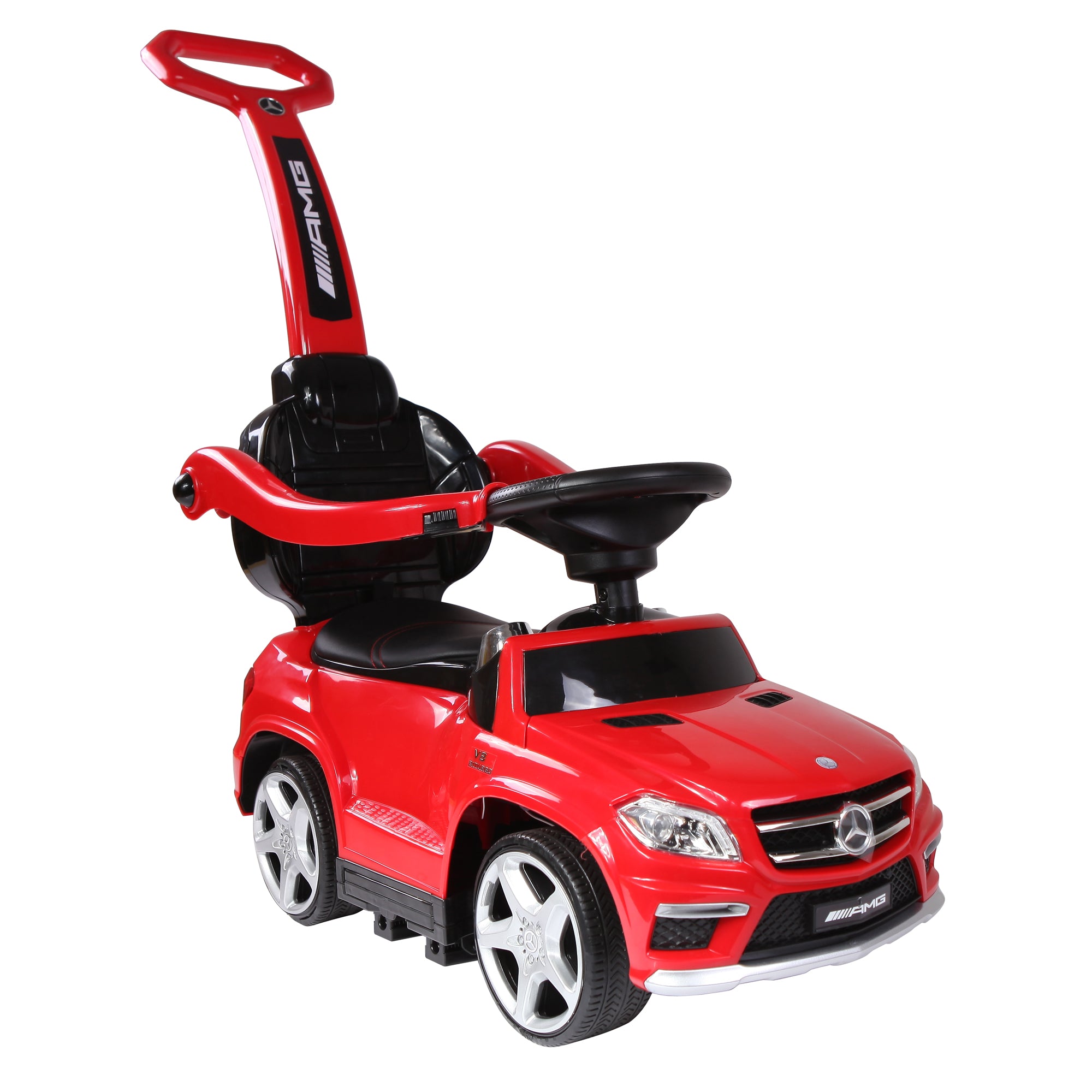Best Ride On Cars Baby 4 in 1 Mercedes Toy Push Vehicle, Stroller, Rocker (Used)