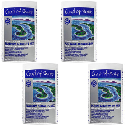 Coast of Maine CMSBO15 Garden Stonington Blend Organic Growers Mix (4 Pack) - VMInnovations