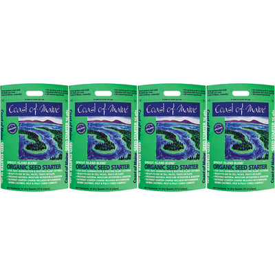 Coast of Maine Organic Seed Starter for Root Plant Cuttings, 16 Qt (4 Pack)