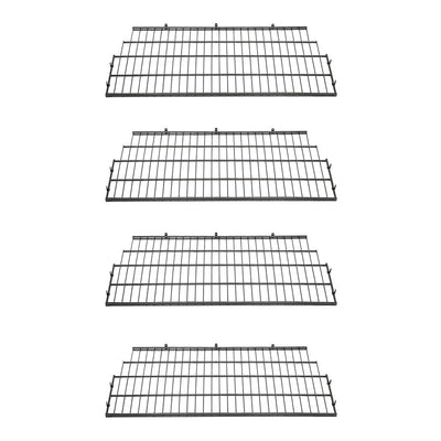 Suncast BMSA7S Vertical Storage Shed Metal Wire Shelf Rack Shelving (4 Pack)