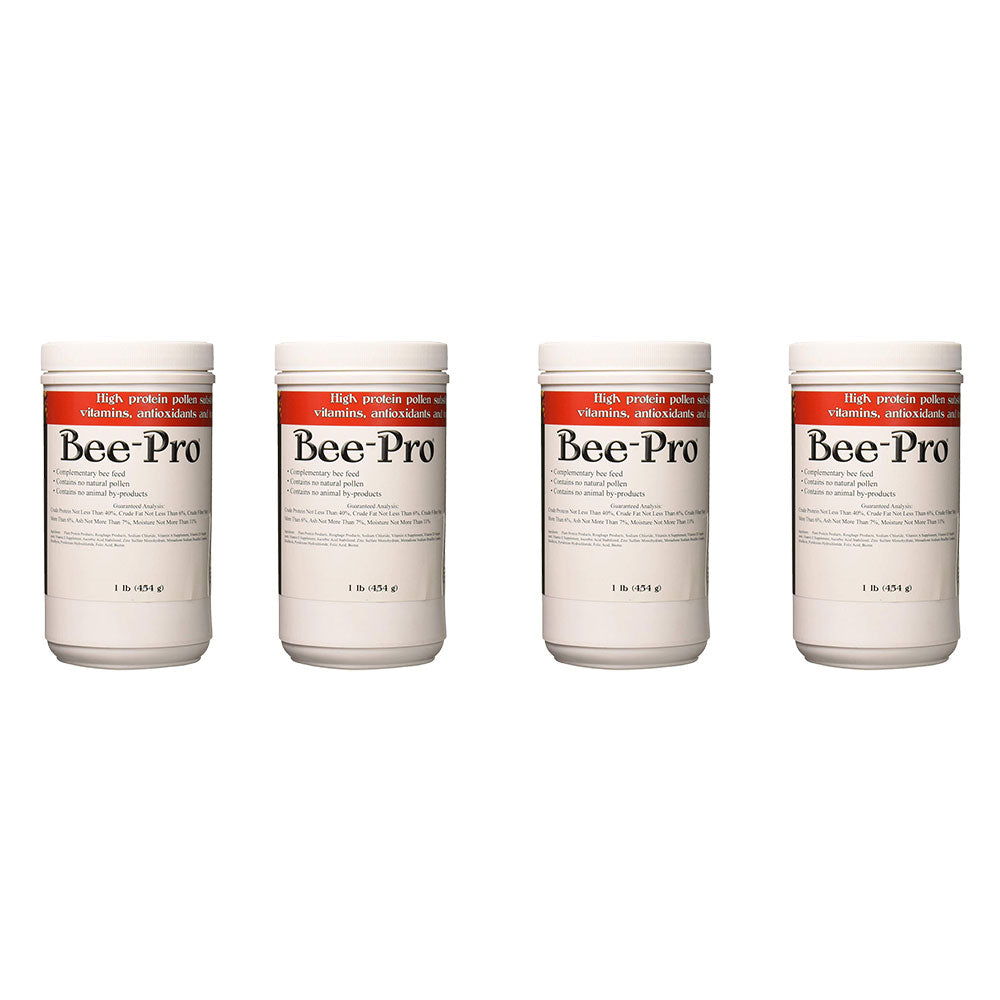 Allied Precision Industries Pollen Substitute Powder for Bees, 1 Pound (4 Pack)