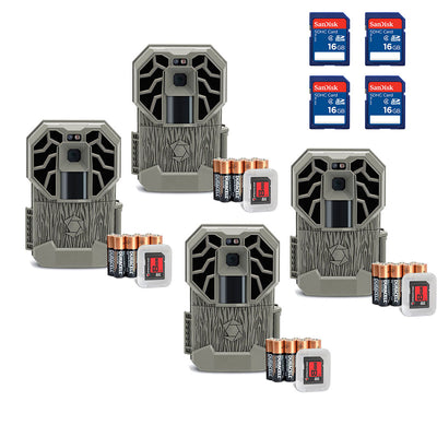 Stealth Cam G26NG Pro 12MP Camera w/SDs & Batts (Certified Refurbished) (4 Pack) - VMInnovations