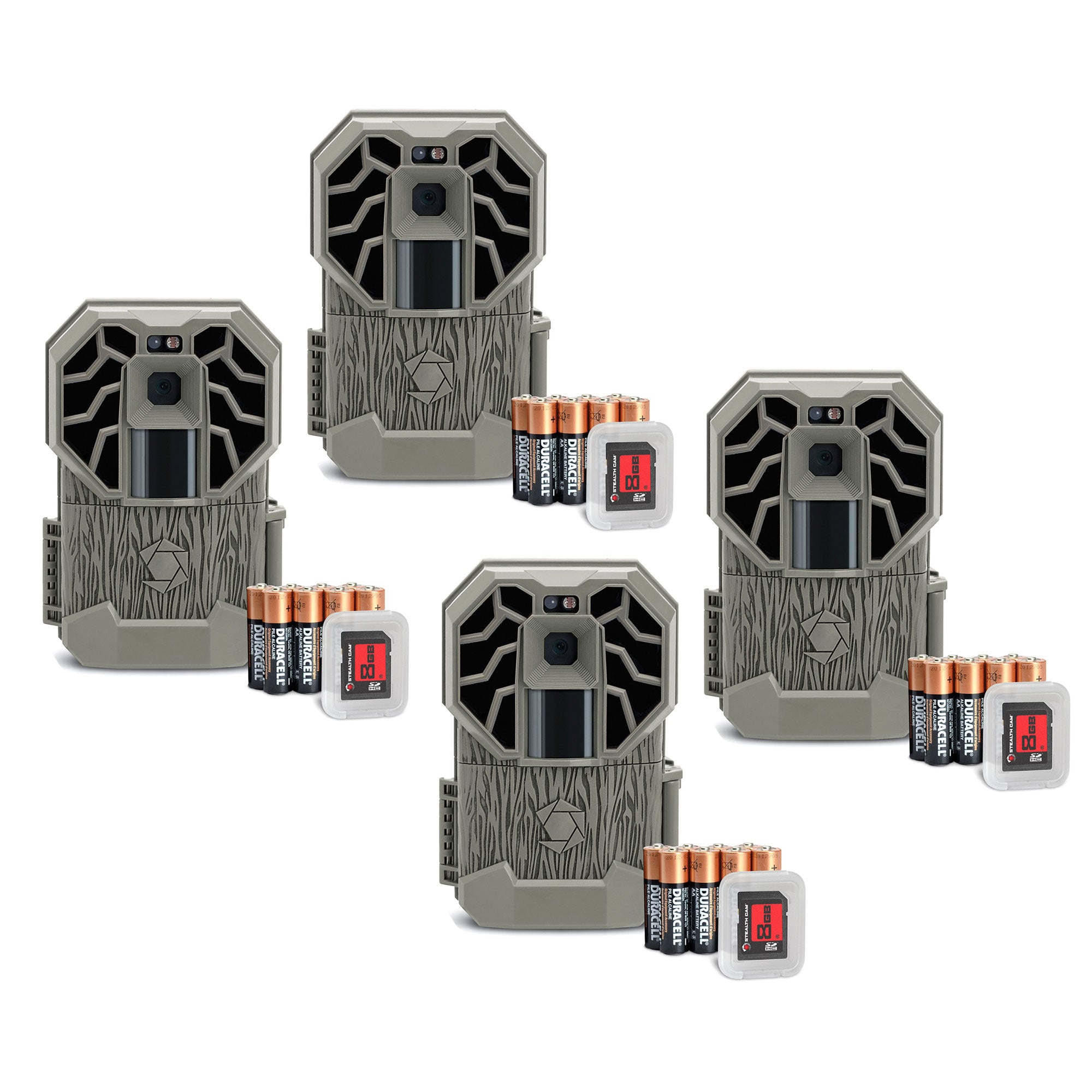 Stealth Cam G26NG Pro 12MP Camera w/SDs & Batts (Certified Refurbished) (4 Pack) - VMInnovations
