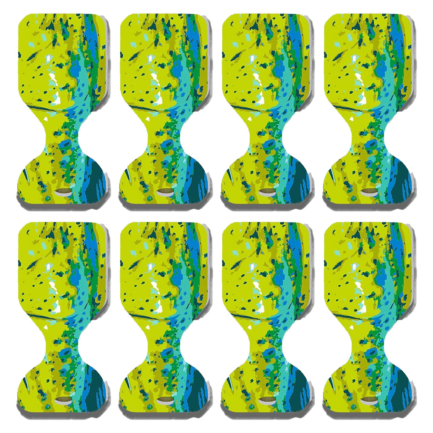 Vos Water Saddle Pool Floating Seat for Adults & Kids, Graphic Print (8 Pack) - VMInnovations