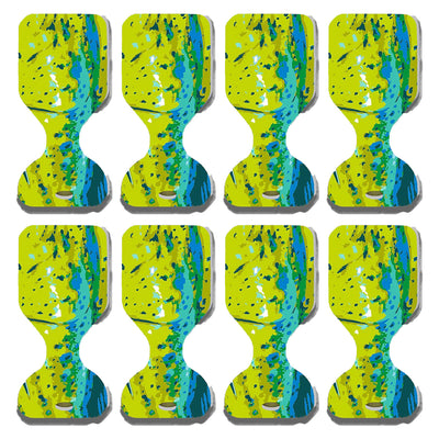 Vos Water Saddle Pool Floating Seat for Adults & Kids, Graphic Print (8 Pack)