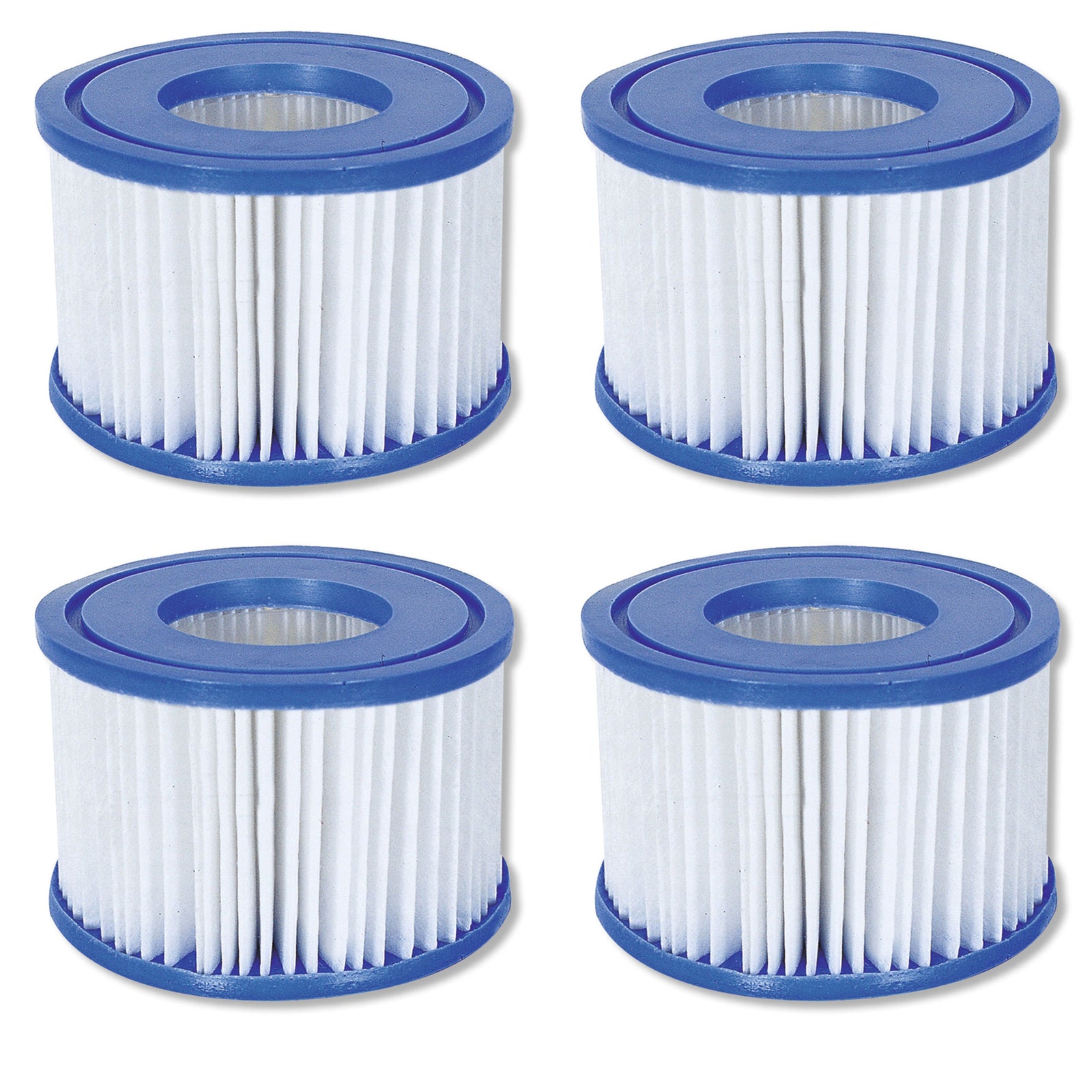 Bestway SaluSpa Hot Tub Filter Pump Type VI Replacement Cartridges (4 Pack) - VMInnovations
