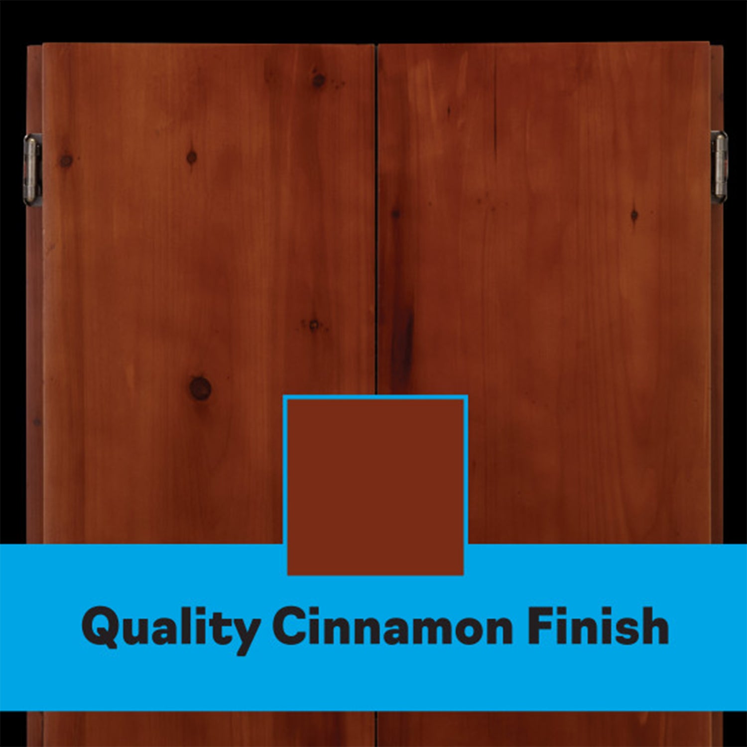 Viper Cinnamon Finish Sisal Bristle Steel Tip Dartboard Cabinet (Open Box) - VMInnovations