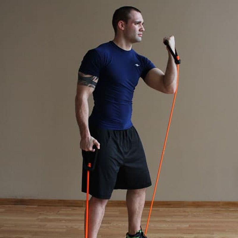 Prism Fitness 400-160-006-1 20 40 60 Pound Fitness Cable Resistance Band Bundle