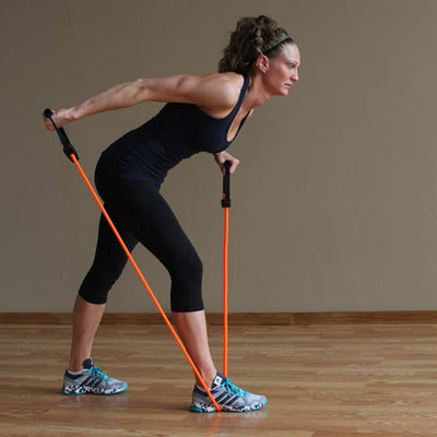 Prism Fitness 400-160-006-1 20 40 60 Pound Fitness Cable Resistance Band Bundle - VMInnovations