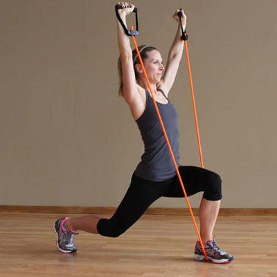 Prism Fitness 400-160-006-1 20 40 60 Pound Fitness Cable Resistance Band Bundle - VMInnovations