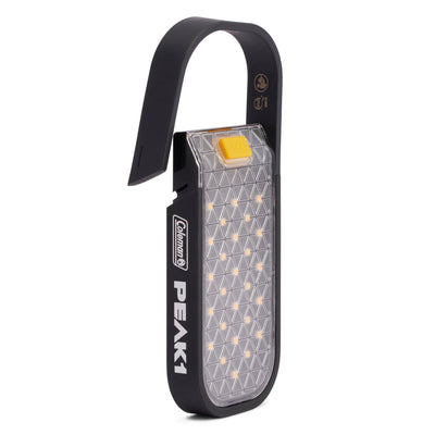 Coleman PEAK1 200 Lumen Solar Rechargeable Lantern for Rugged Car Camping, Black