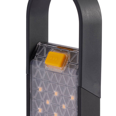 Coleman PEAK1 200 Lumen Solar Rechargeable Lantern for Rugged Car Camping, Black