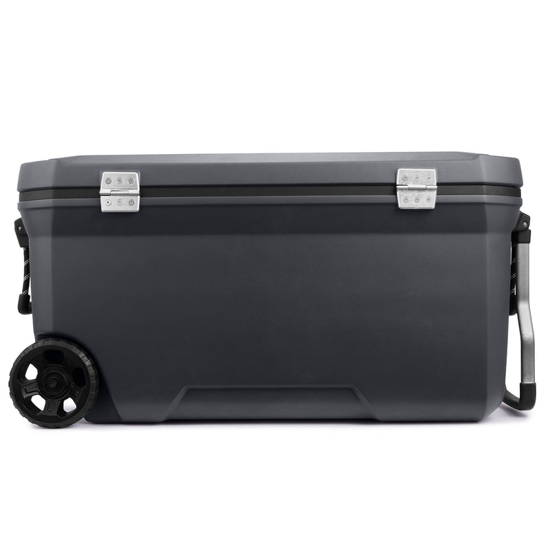 Convoy Series 100 Quart Cooler w/  Wheels & Metal Handle, Dark Storm (Open Box)