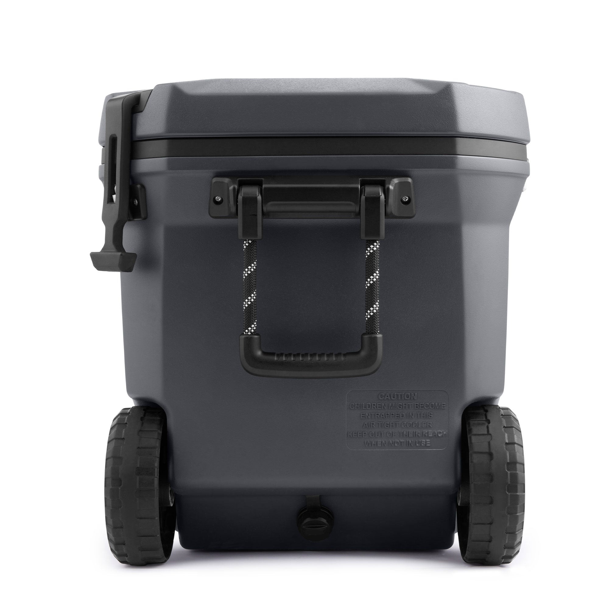 Coleman Convoy Series 100 Quart Cooler with Wheels and Metal Handle, Dark Storm