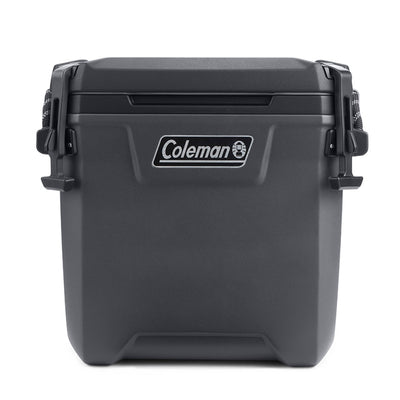 Coleman Convoy Series 28 Quart Cooler with Reflective Rope Handles, Dark Storm