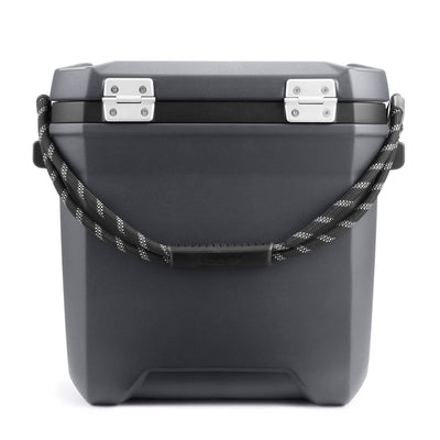 Coleman Convoy Series 28 Quart Cooler with Reflective Rope Handles, Dark Storm
