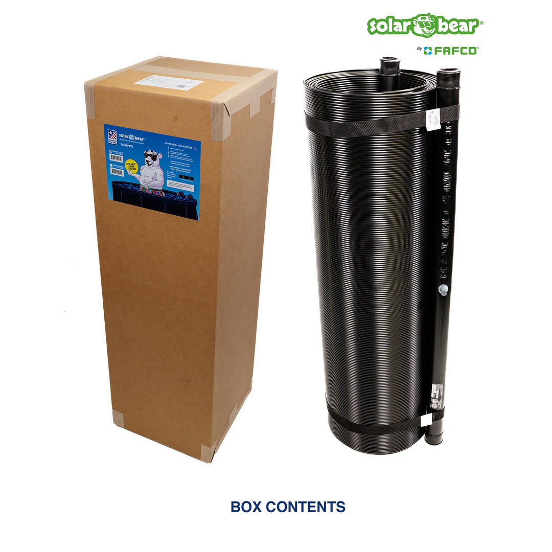 FAFCO Solar Bear Pool Heating System with Install Kit  (Open Box) - VMInnovations