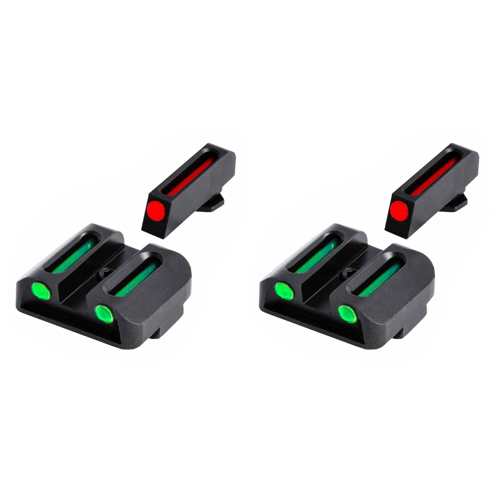 TruGlo Fiber Optic Handgun Pistol Sight Accessories for Glock 42 and 43 (2 Pack)