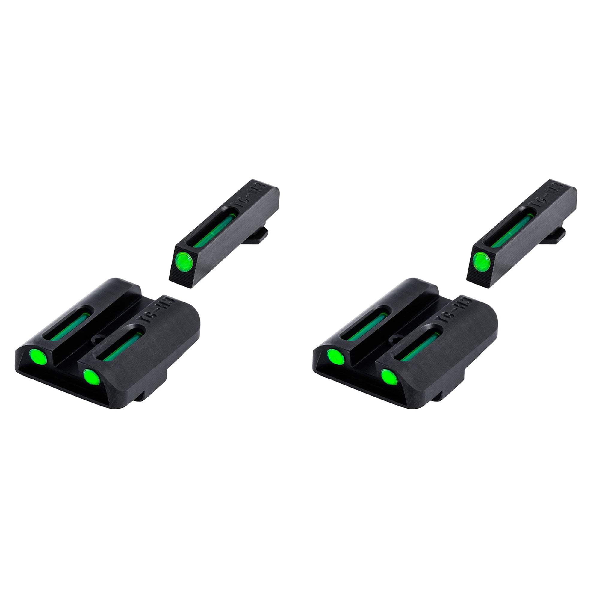 TruGlo TFO Tritium Fiber Optic Sight Accessories, Glock 17/17L & More (2 Pack)