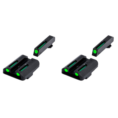 TruGlo TFO Tritium Fiber Optic Sight Accessories, Glock 17/17L & More (2 Pack)