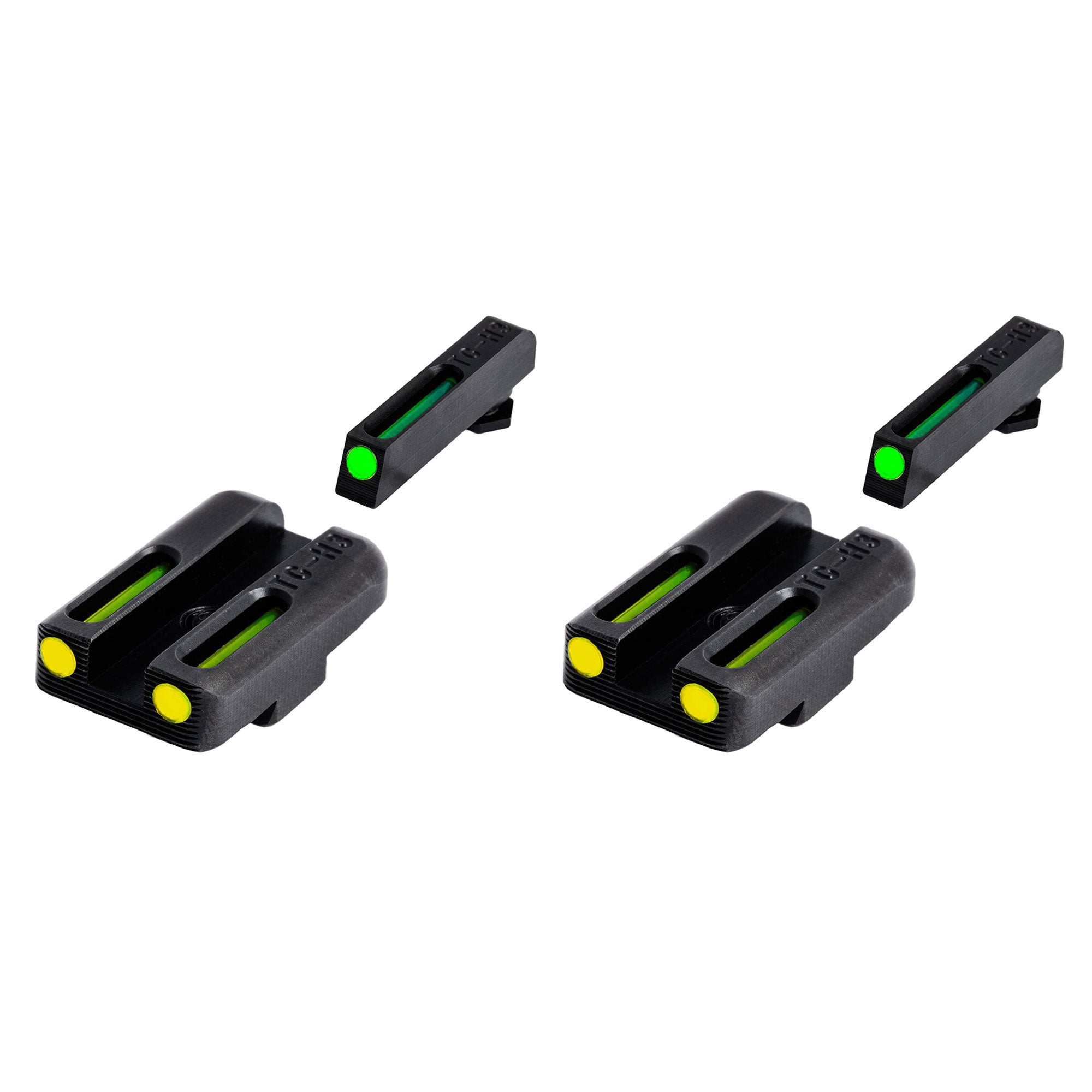 TruGlo Fiber Optic Handgun Glock Pistol Sight Accessories for Glock 42 (2 Pack)