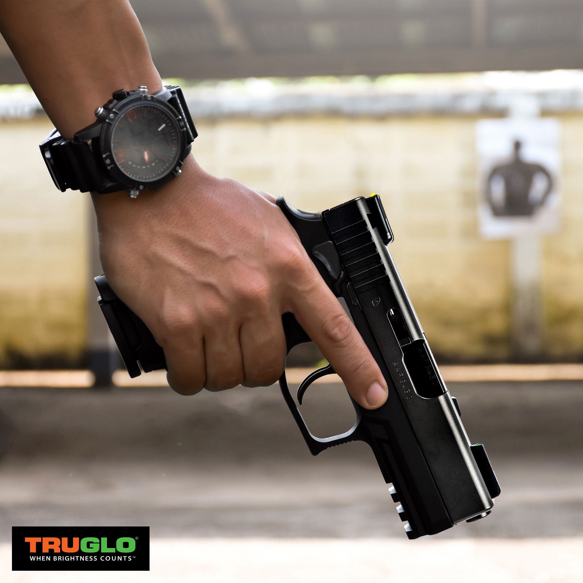 TruGlo Fiber Optic Handgun Glock Pistol Sight Accessories for Glock 42 (2 Pack)