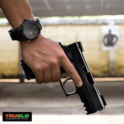 TruGlo Fiber Optic Handgun Glock Pistol Sight Accessories for Glock 42 (2 Pack)