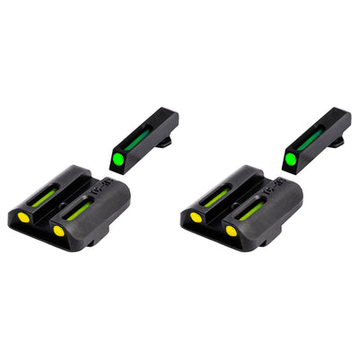 TruGlo TFO Tritium Fiber Optic Gun Sight Set, Fits Glock 17/17L Models (2 Pack)
