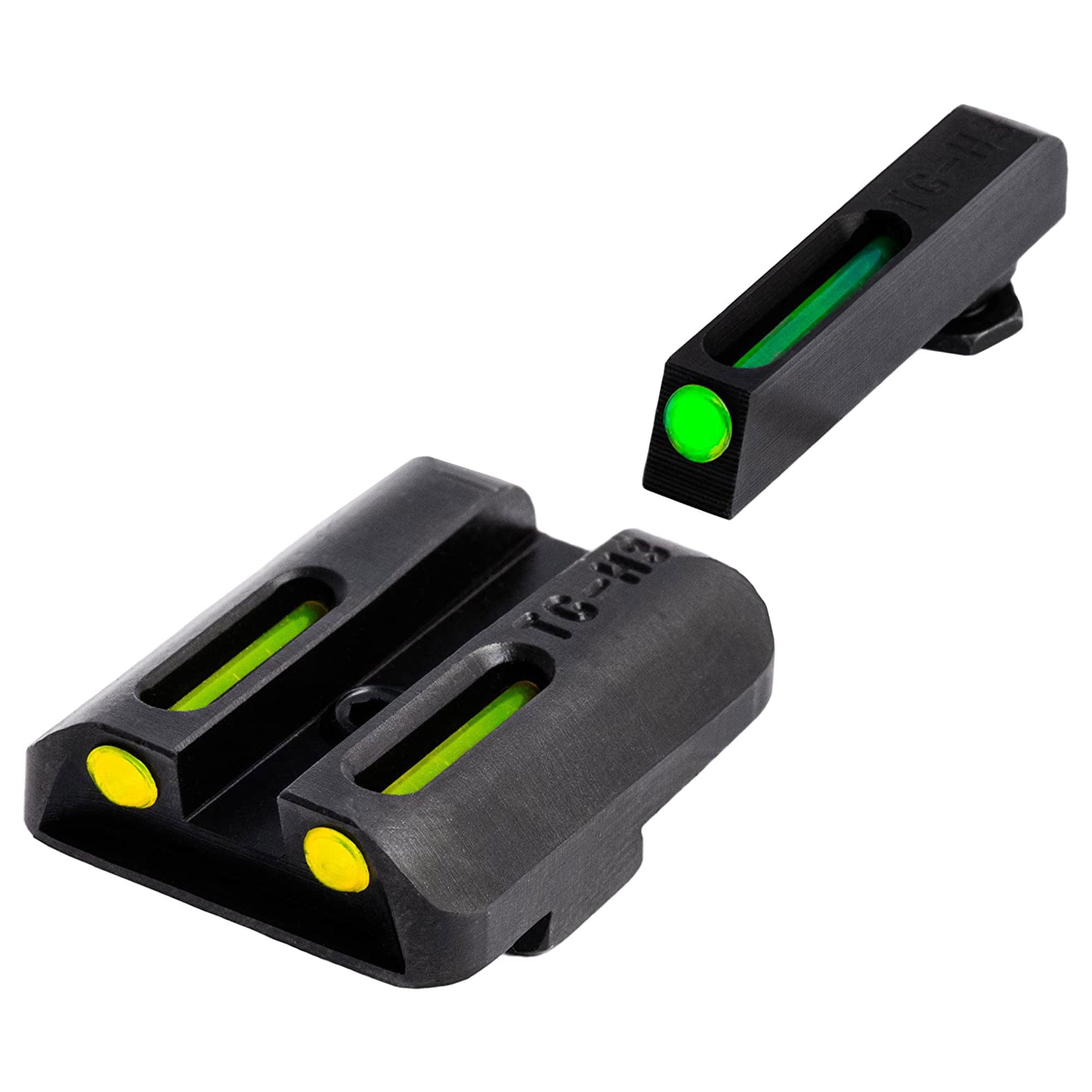 TruGlo TFO Tritium Fiber Optic Gun Sight Set, Fits Glock 17/17L Models (2 Pack)