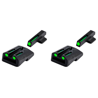TruGlo TFO Tritium Fiber Optic Gun Sight Set, Fits Glock 17/17L Models (2 Pack)