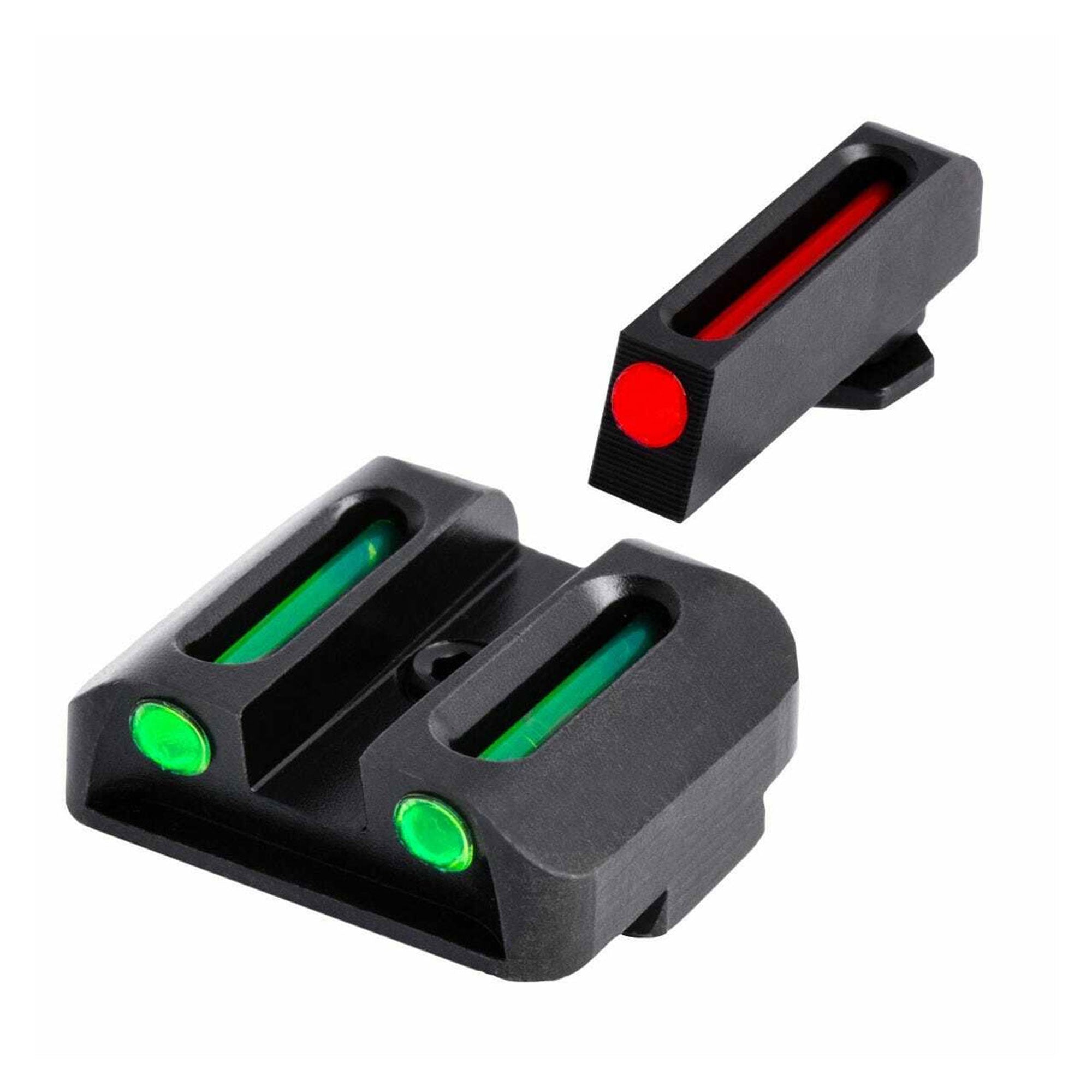 TruGlo TFO Tritium Fiber Optic Gun Sight Set, Fits Glock 17/17L Models (2 Pack) - VMInnovations