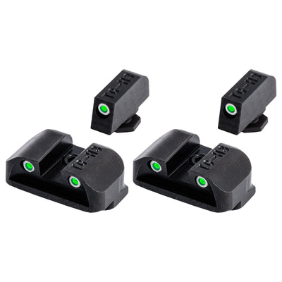 TruGlo Tritium Pro Brite Site Low Set Glock Handgun Sight, Glock 17 (2 Pack)