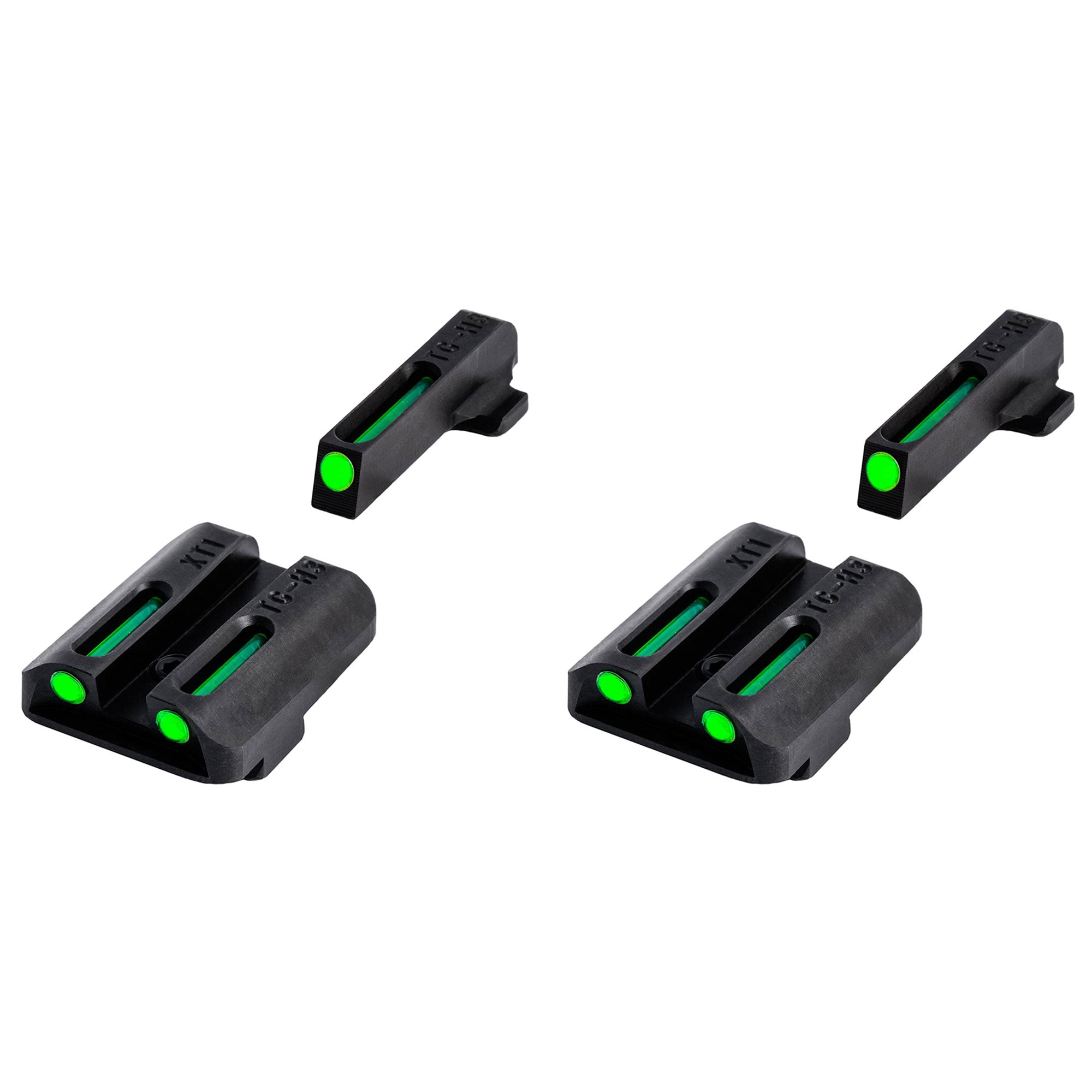 TruGlo TFO Tritium Fiber Optic Gun Sight Set, Fits Glock 17/17L Models (2 Pack)