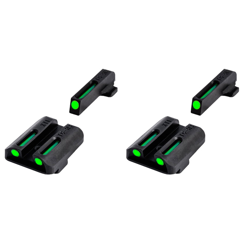 TruGlo TFO Tritium Fiber Optic Gun Sight Set, Fits Glock 17/17L Models (2 Pack)