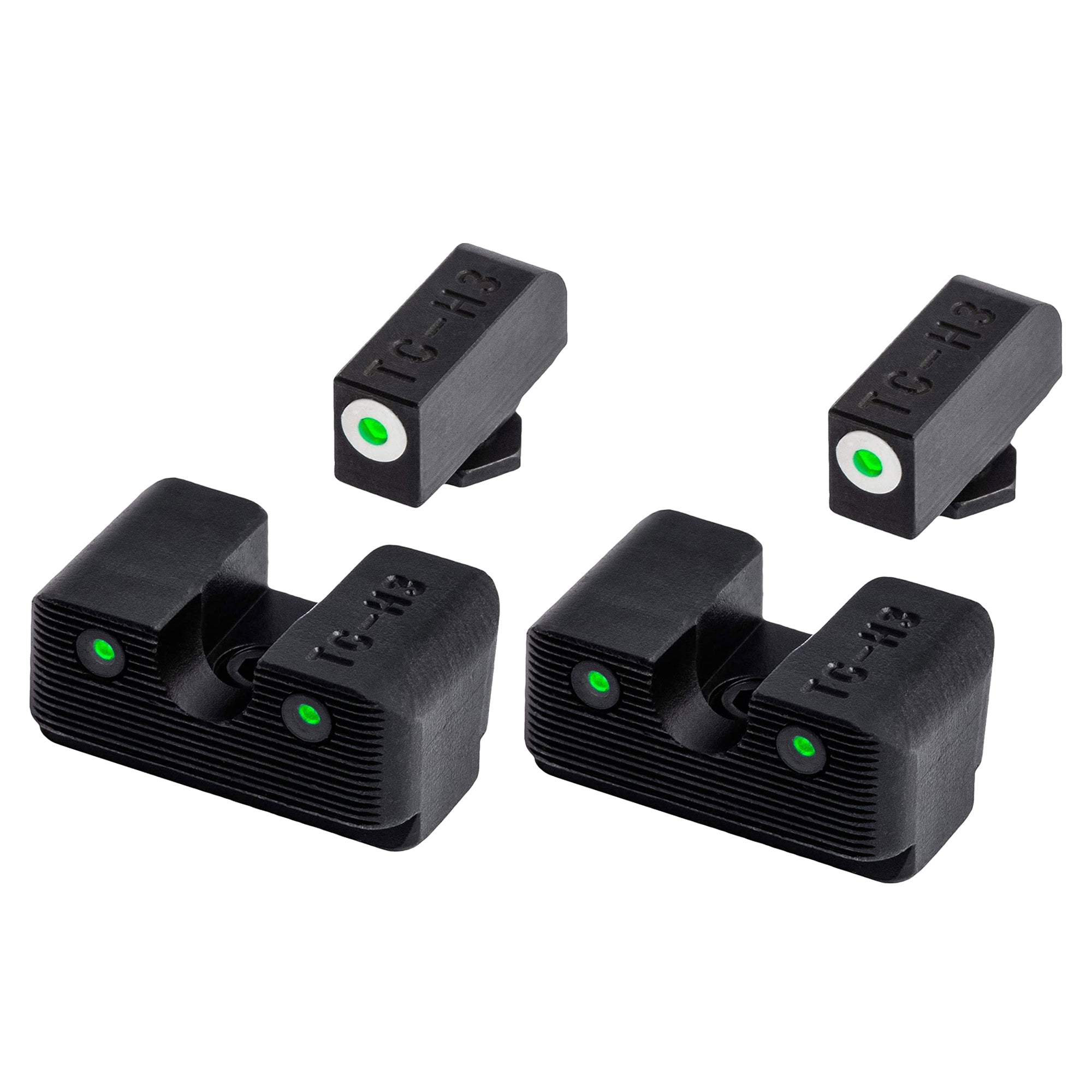 TruGlo Tritium Pro Brite Site High Set Sight for Glock 20 Models & More (3 Pack)