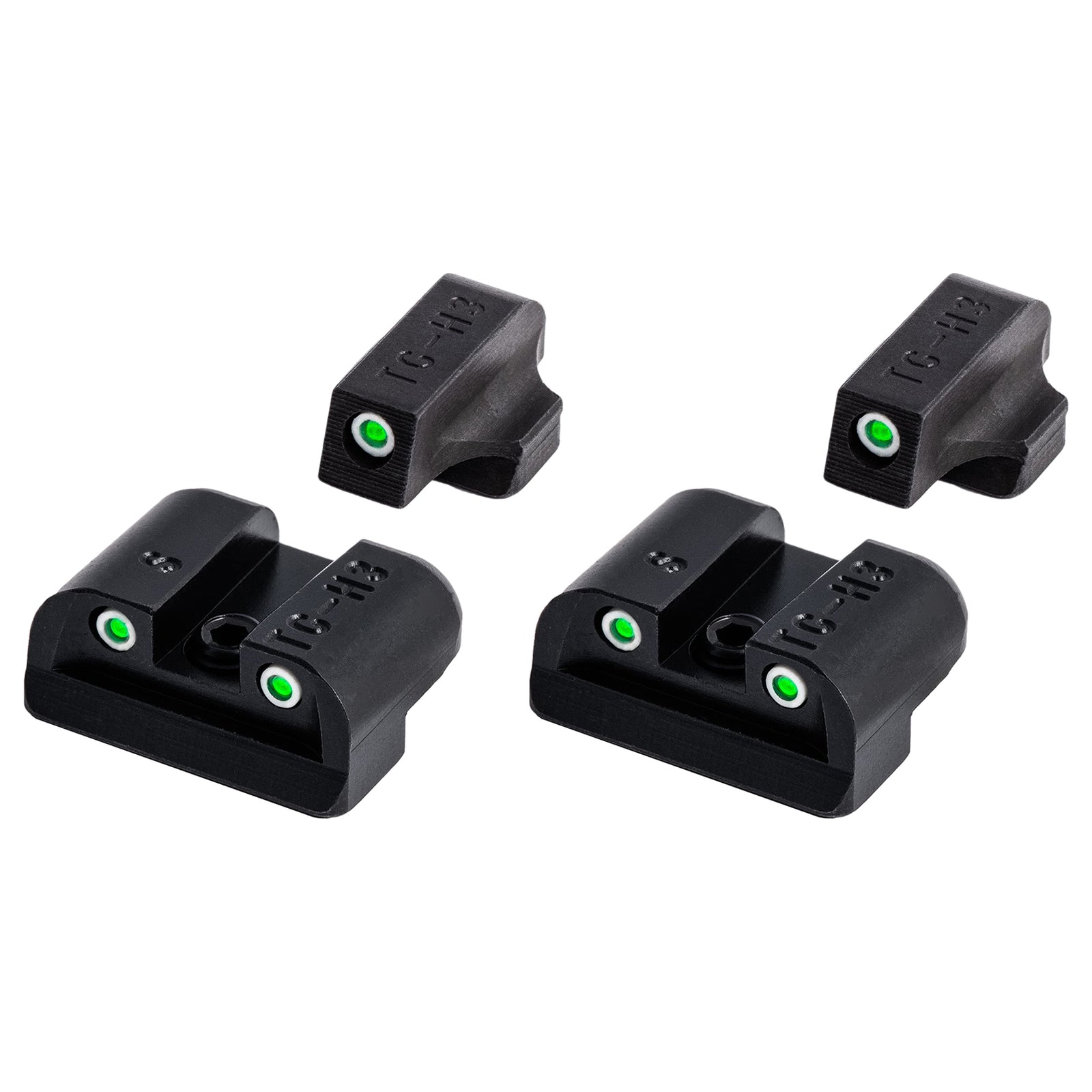 TruGlo Trit Glow in the Dark Pistol Sight, Sig Sauer 8 Rear & 6 Front (2 Pack) - VMInnovations