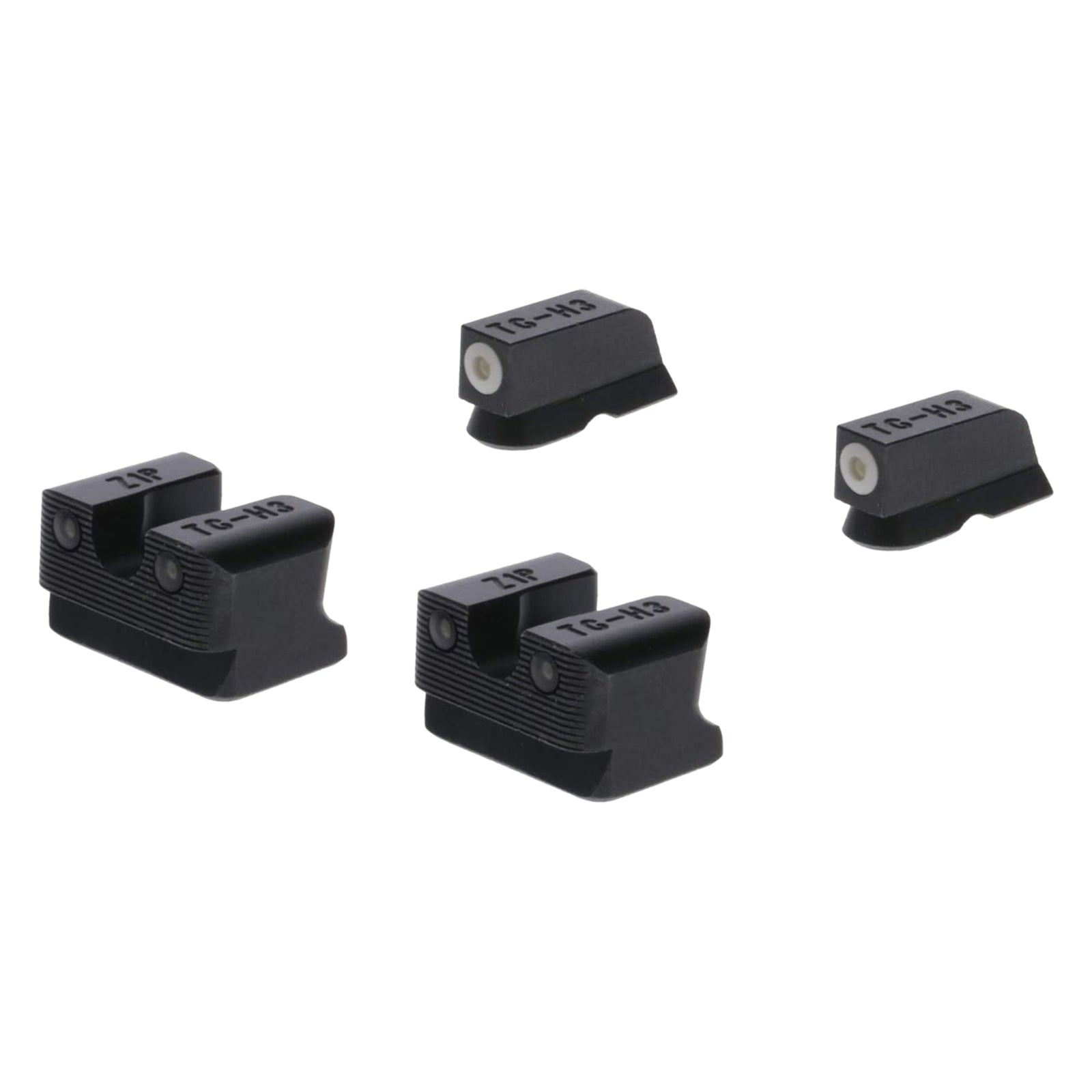 TruGlo Tritium Pro Glow in the Dark Handgun Pistol Sight Accessories (2 Pack) - VMInnovations