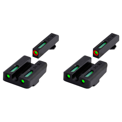 TruGlo TFK Pro Fiber Optic Tritium Handgun Glock Sight Accessories (2 Pack)