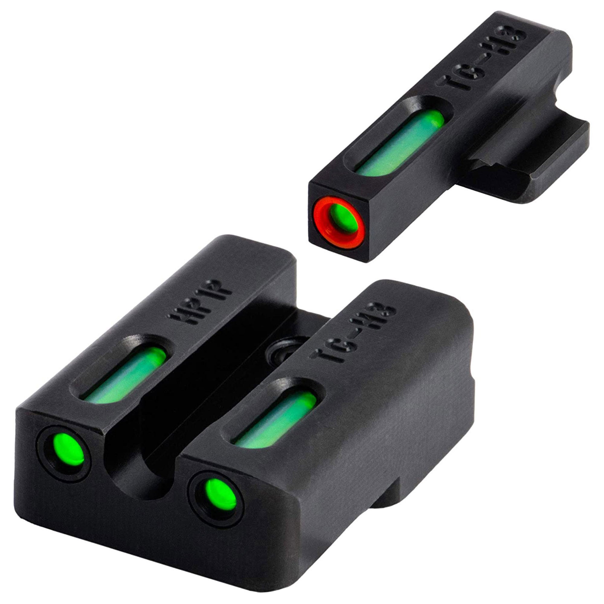 TruGlo Pro TFK Fiber Optic Tritium Handgun Sight Accessory for Outdoor (2 Pack)