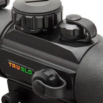 TruGlo Red Dot Traditional Standard Mount Crossbow Tri Dot Sight, Black (2 Pack)