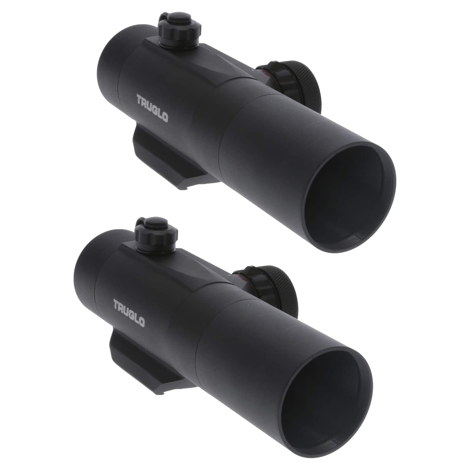 TruGlo Red Dot Gobble Stopper Dual Color Crossbow Hunting Sight, Black (2 Pack)