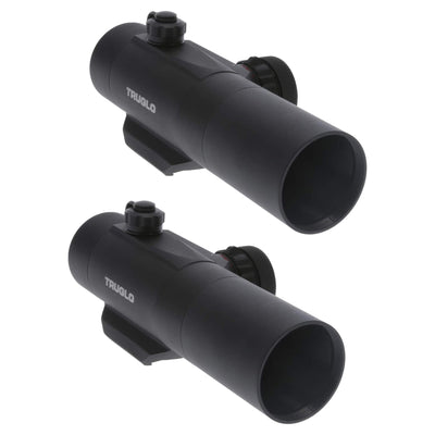 TruGlo Red Dot Gobble Stopper Dual Color Crossbow Hunting Sight, Black (2 Pack)