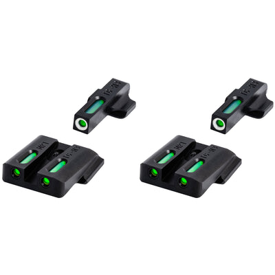 TruGlo TFK Fiber Optic Tritium Sight Accessories for S&W M&P Models (2 Pack)
