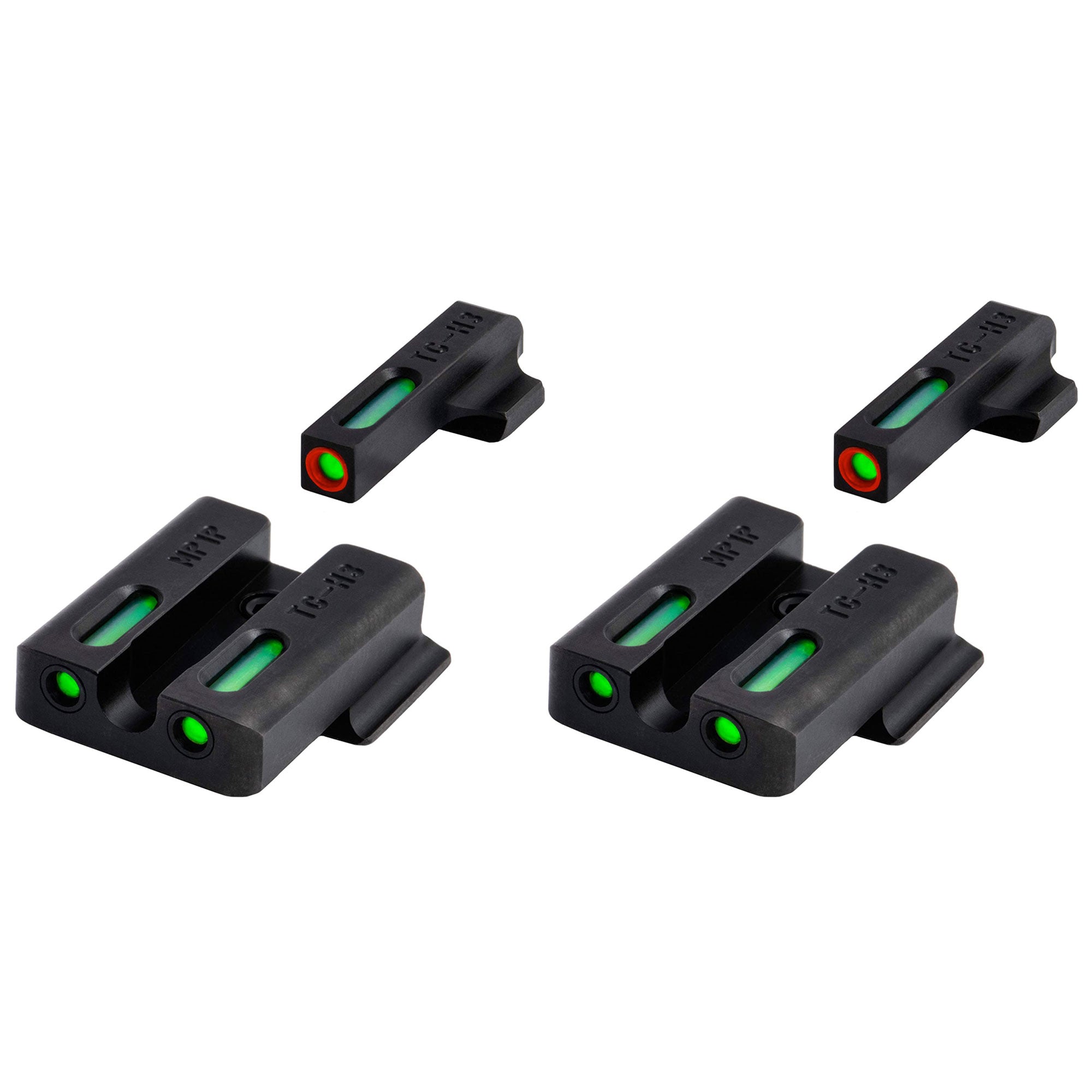 TruGlo Pro TFK Fiber Optic Tritium Sight for Smith & Wesson M&P Models (2 Pack)
