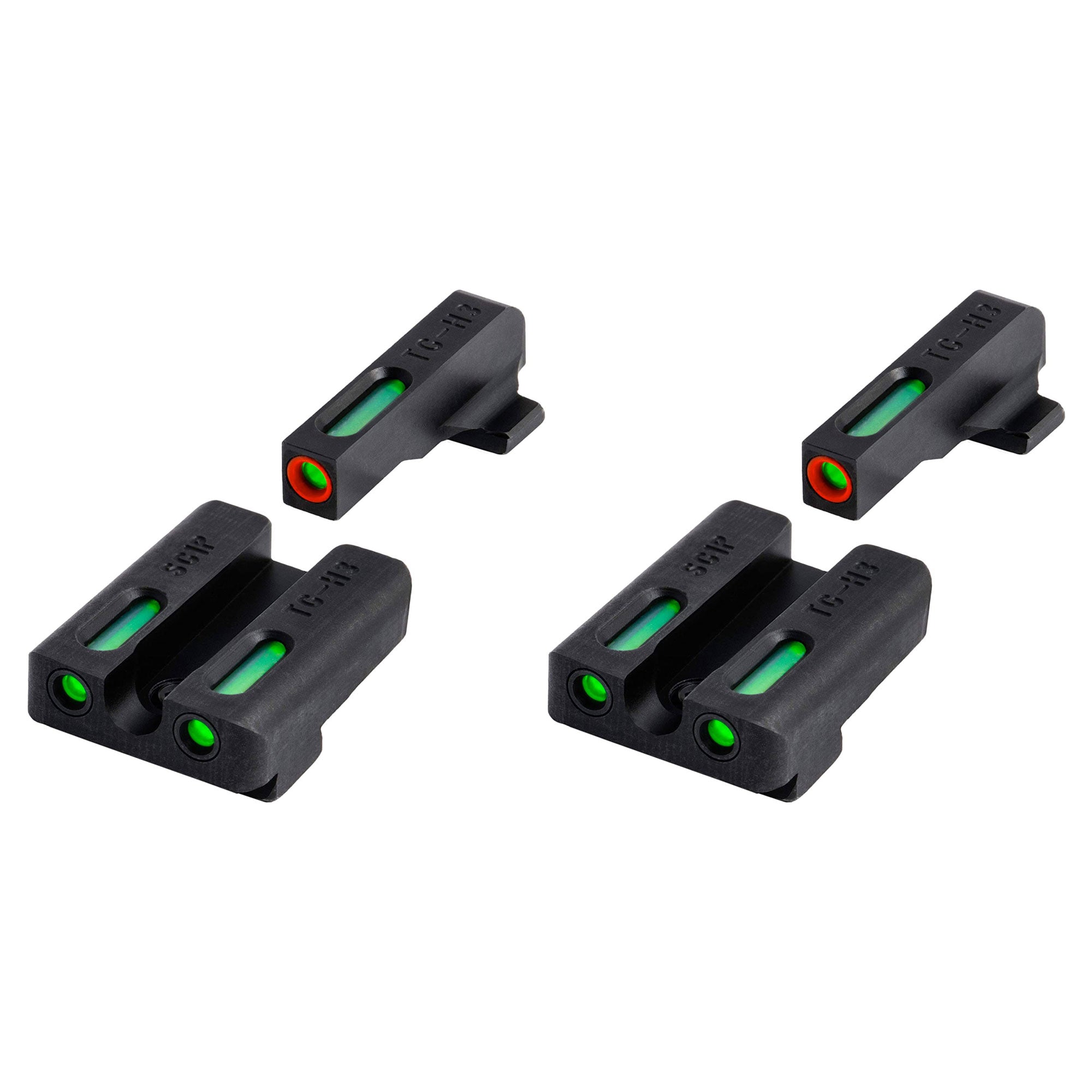 TruGlo Pro TFK Fiber Optic Tritium Handgun Sight for Sig Sauer Pistols (2 Pack)