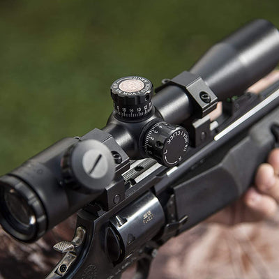 TruGlo 4 x 32 In Compact Illuminated Aluminum Shotgun Scope w/ Rings (2 Pack)