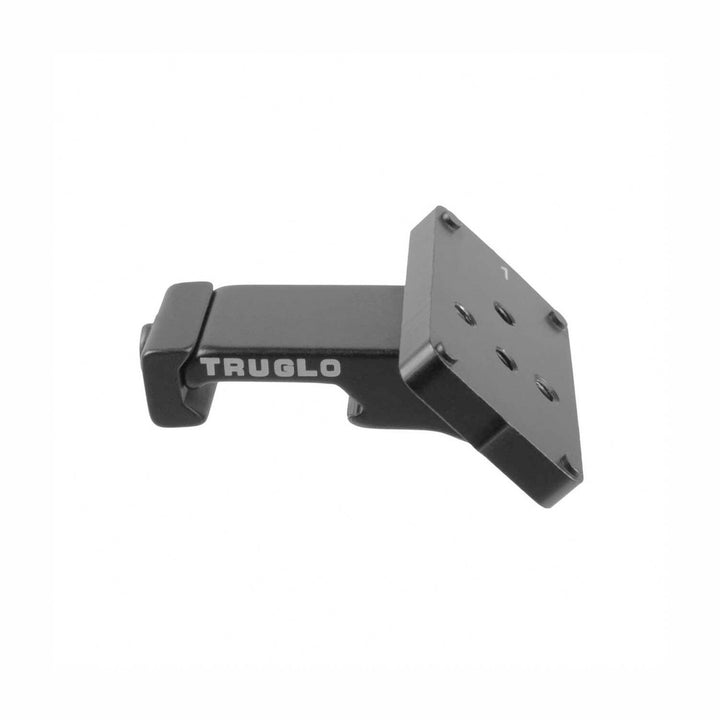 TruGlo Ambidextrous Offset Universal Red Dot Firearm Sight Mount, Black (2 Pack)