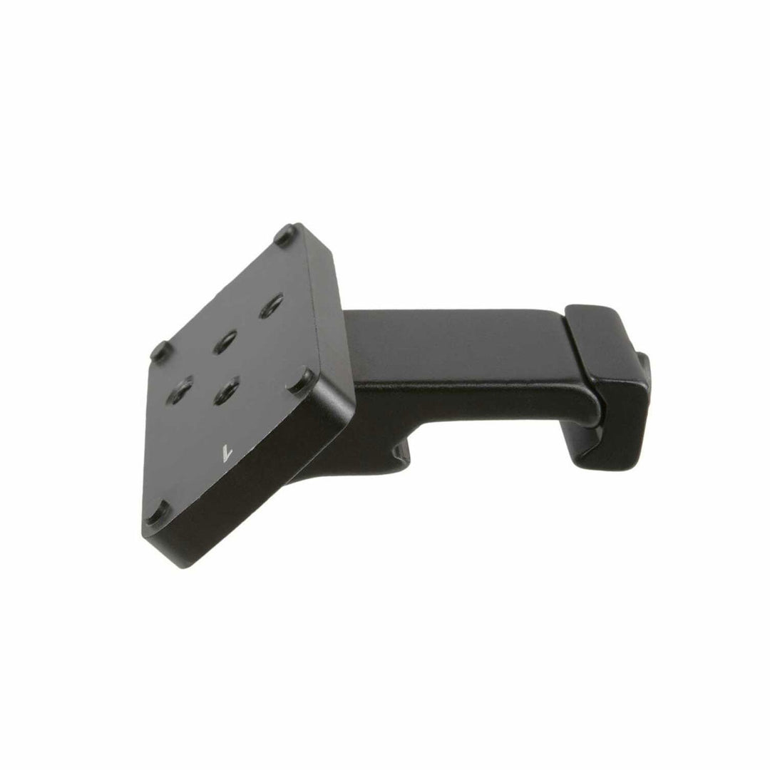 TruGlo Ambidextrous Offset Universal Red Dot Firearm Sight Mount, Black (2 Pack)